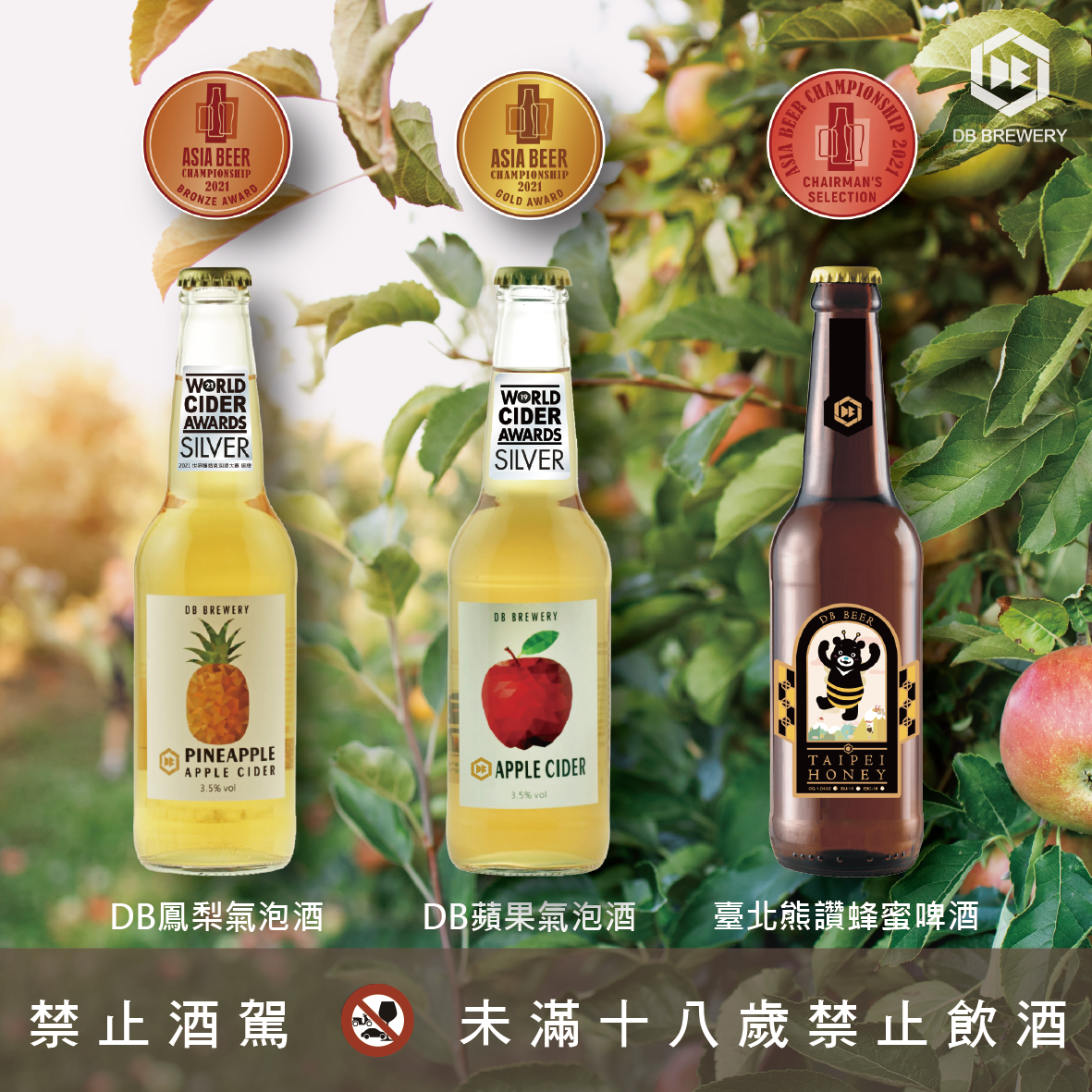 2021亞洲啤酒錦標賽ABC 榮獲金牌、銅牌及評審特別獎